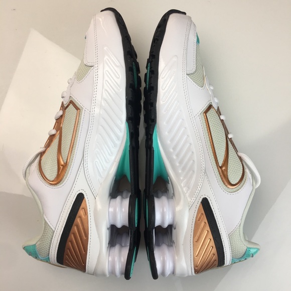 teal womens nike shox